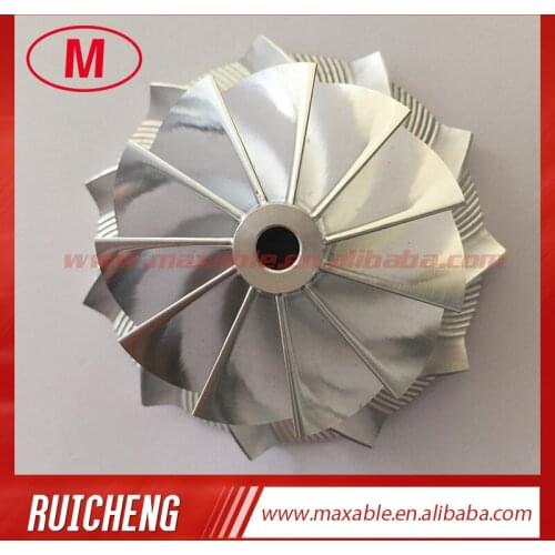 K04 5306-123-2007 43.03/56.08mm 11+0 blades high performance turbocharger billet/milling/aluminum 2618 compressor wheel