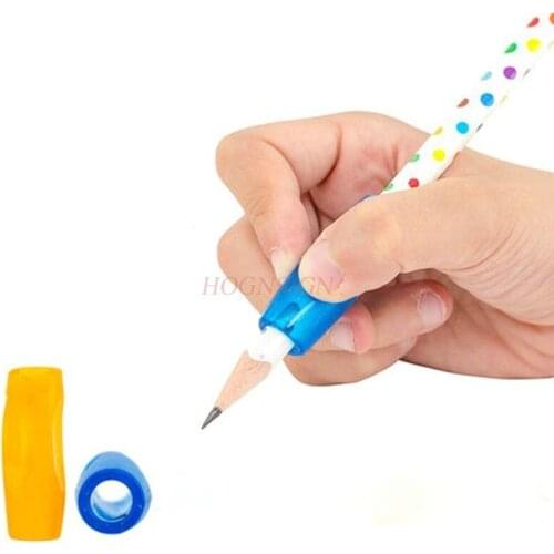 Hand Massage Primary School Children Child Correction Posture Pencil Gel Set Beginner Grasping Soft Finger Rectification Tool
