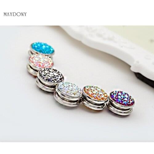 XT35 fashion headwear scarf magnet brooch Pineapple hijab clips