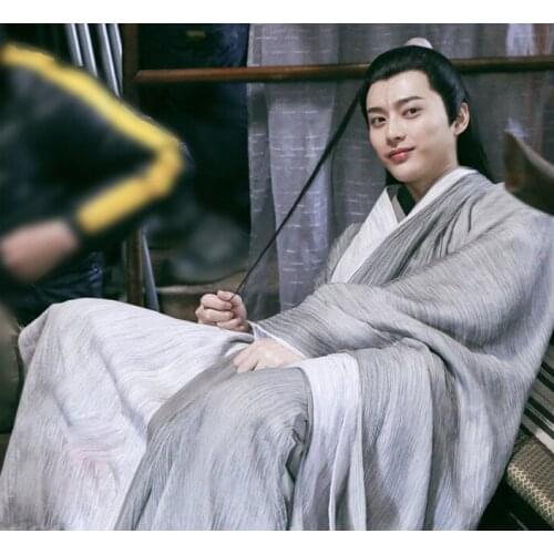 Male Prince Scholar Costume Cosplay Stage Performance Photography Sword Man Hanfu for Chinese Drama Love and Redemption