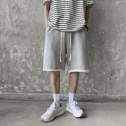 Shorts Men Summer Sweatpants Fashion Beach Basketball Pants Outwear Sports Knee Length Casual Streetwear Large Size 5XL MA106