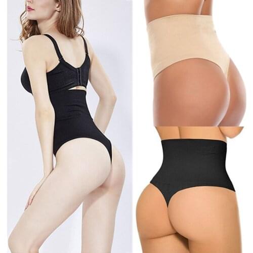 G-string Panties Sexy Slimming Underwear panties Black Skin Thong Panties Plus Womens High Waist Fanatic panties