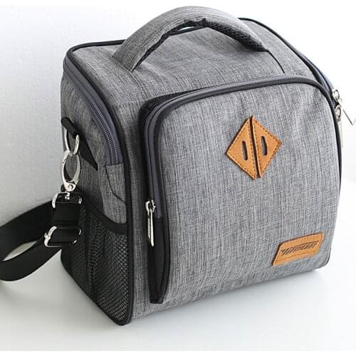 9L thickening cooler bag thermal lunch picnic box ice pack cans holder meal drinks insulation cool shoulder bag cool handbag