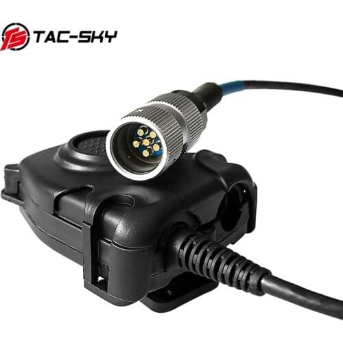 TAC-SKY AN/PRC-152 152a PRC-148military tactical headset walkie-talkie simulation model intercom accessories PTT 6pin PELTOR PTT
