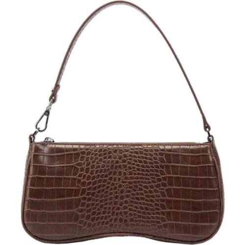 Vintage Alligator Women Shoulder Bags Designer Handbags And Purses Retro Luxury Messenger Bag Lady Small Saddle Purses 2020