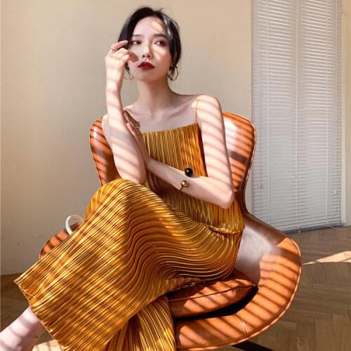 Women Dresses Summer Stripes Long Strap Dress For Women Vestido De Mujer