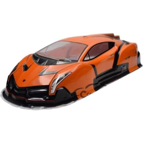 1/10 On Road PVC Lamboorghini soft drift body shell width 185mm front rear wheelbase 260mm