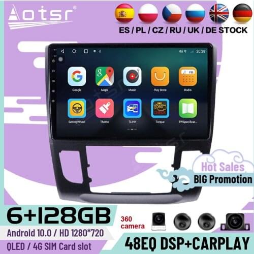 128G Carplay Multimedia Stereo Android 10 Player For Honda Crider 2013 2014 2015 2016 GPS Navi Auto Car Radio Receiver Head Unit