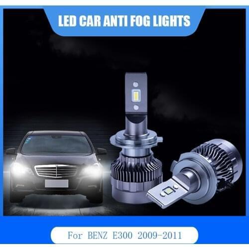 2Pcs For BENZ E300 2009-2011 LED Car Lights Anti Fog Lamp H1 H7 D2S 6000K 12V Car LED Light Headlight Bulbs Kit Auto White Bulb