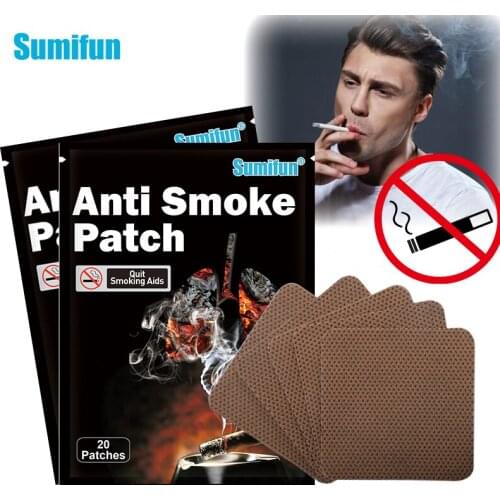 40pcs Sumifun Chinese Herbal Natural Quit Smoking Patch Anti Cigarettes Product Dismiss Smoking Addiction Cessation Pad K05501