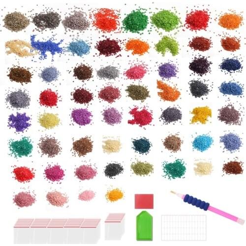 60 Colors Diamonds for Diamond Painting for Missing Drills of Diamond Cross Stitch DIY Crafts
