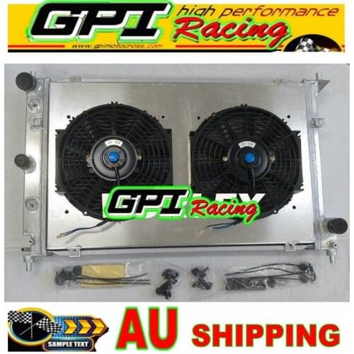Aluminum Radiator +Shroud +fan FOR Ford Falcon BA BF V8 Fairmont XR8 &XR6 Turbo