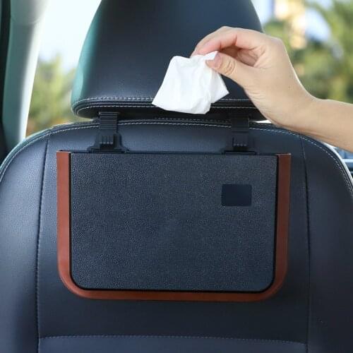 Auto Interior Accessories Trash Can Multifunction Folding Hanging Car Trash Bin Umbrella Mineral Water Storage Bucket