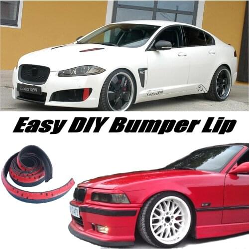 Bumper Lip Deflector Lips For Jaguar XF 2007~2015 Front Spoiler Skirt For Car View Tuning / Body Kit / Strip