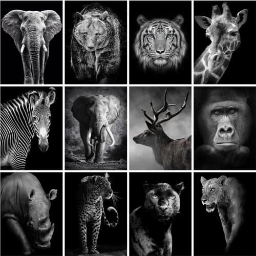 EverShine Diamond Painting Full Square Animals Cross Stitch Diamond Mosaic Deer Rhinestones Art Bead Picture Kits Wall Decor