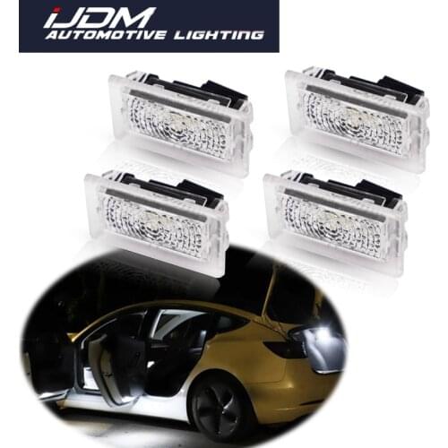 IJDM White LED Car Interior Light, Trunk Cargo Area Light, Foot Area Light,Door Courtesy Light For Tesla Model S Model X Model 3