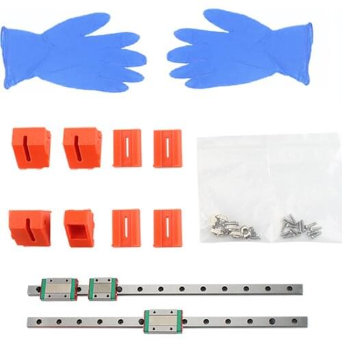 3d Printer Upgrade Kit Including MGN12H Linear Guide 330mm MGN12 Linear Sliding Guide Block M3 Screws For PRUSA MK3S