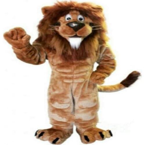 Lion Mascot Costume Cosplay Furry Suits Party Game Fursuit Cartoon Dress Outfits Carnival Halloween Xmas Easter Ad Clothes