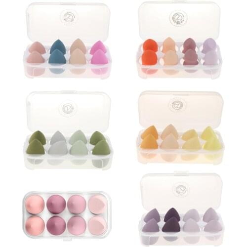 Beauty Makeup Sponge Set Blender Blending Foundation Liquid Puff Multi-colored