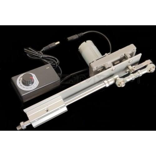 Reciprocating Cycle Linear Actuator DC 12V/24V Gear Adjustable Telescopic Motor DIY Motor With Speed Controller Stroke 3-15CM