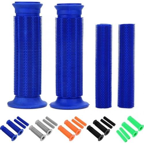 Motocicleta 1 Pair Universal Motorcycle Rubber Non-Slip Soft Handlebar Grip Brake Lever Cover 22mm motorsiklet aksesuarlari