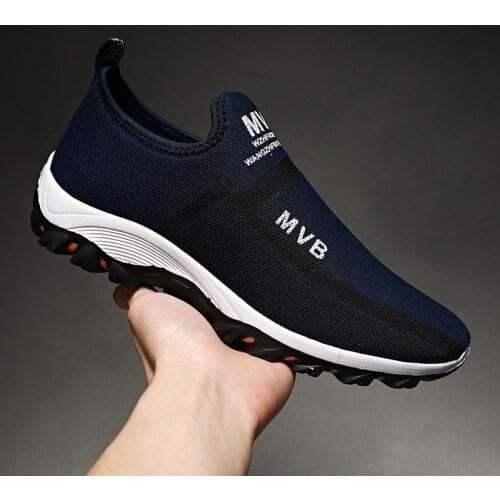 Men Shoes Winter 2021 Comfortable Breathable Male Flat Shoes Outdoor Anti-Slip Casual Sneakers Slip On Dad Shoes Big Size 39-47