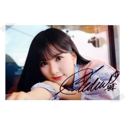 Signed GFRIEND Eun Ha Jung Eun Bi autographed photo 6 inches freeshipping 11201701