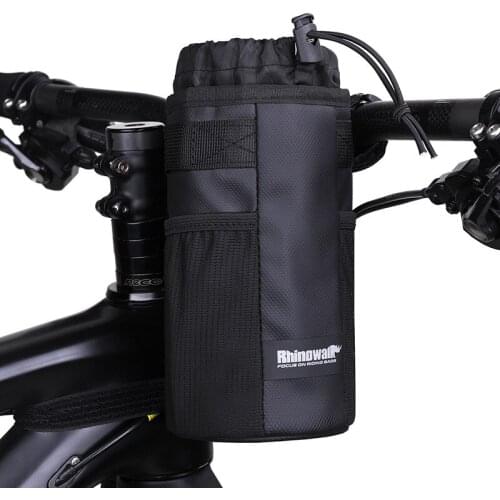 Portable Bicycle Bag Cycling Water Bottle Carrier Pouch MTB Bike Insulated Kettle Bag Riding Handlebar Bag Bicycle Accessories