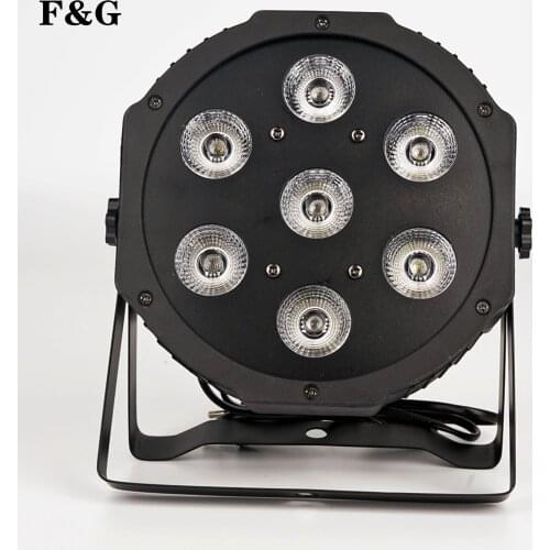Professional 7x12W RGBW 4 in 1 stage, nightclub effect atmosphere, DJ, party, ballroom lighting