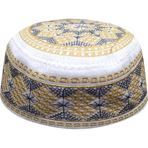 Saudi Arabia Jewish Hats Yellow Blue Islamic Men India Muslim Islam Kippah Allah Bayan Kol Saati Boina Feminina