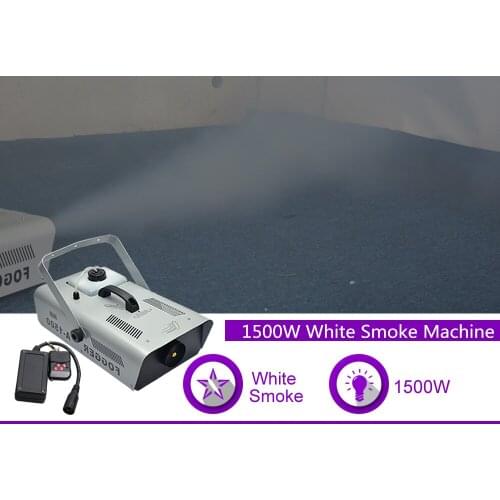 Sharelife Remote & Wire Control High Power 1500W White Smoke Fog Machine for DJ Party Show Club KTV Stage Lighting Effect A1500