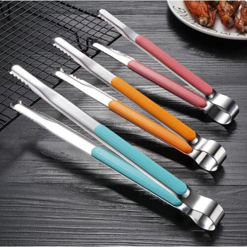Stainless Steel Grill Tongs Great for Cooking, Grilling, and Barbecue Non-Stick Long BBQ Cooking Serving Tongs SN3426