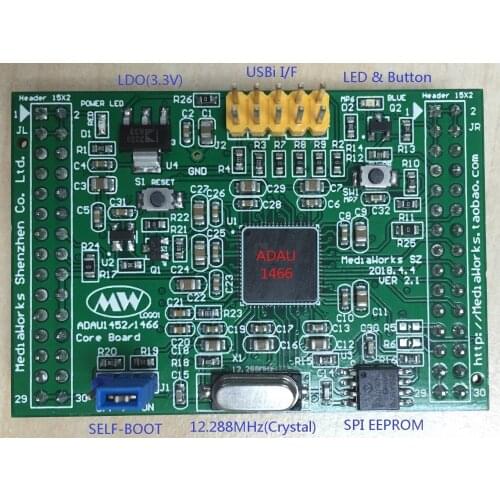 SIGMADSP ADAU1452 / ADAU1466 core board (new)