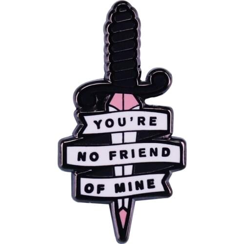 Pretty dagger pin inspired by the song No Friend Paramore fans perfect addition