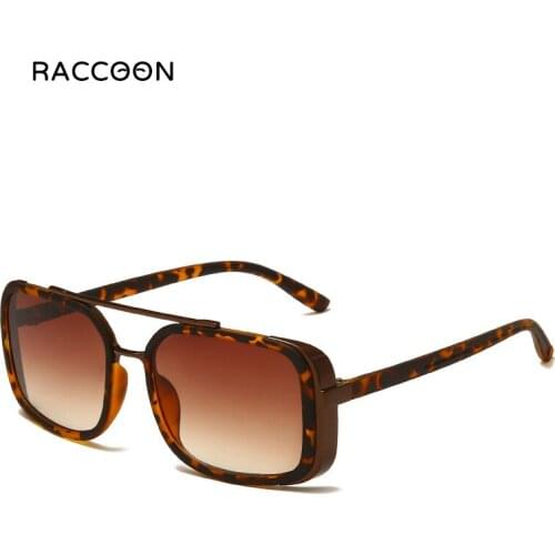 New Retro Square Polarized Sunglasses Men Women Fashion Luxury Outdoor Street Shooting Anti-Blue Glasses Sports Driving Mirror