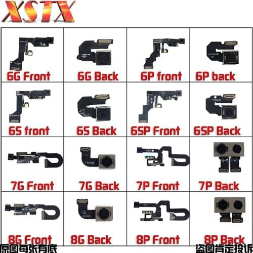 Test Front facing Rear Camera With Flash Module Sensor Flex Cable For iPhone E 6 6S 7 8 Plus