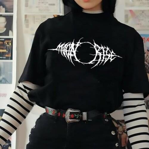 Womens t-shirts kpop vintage casual tees tops dropshippingaesthetic kawaii harajuku oversized gothic korean aesthetic clothes