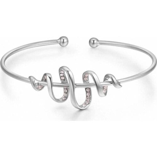 TRACYSWING Element Austrian Crystals jewelry Champagne gold Color Fashion bangle for women Brand new sale Vintage Th-131083