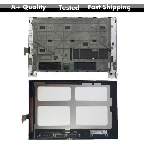 KUERT For Lenovo Yoga 10 B8000 60046 60047 LCD Display Screen Digitizer Touch Panel Glass Assembly with Frame Replacement