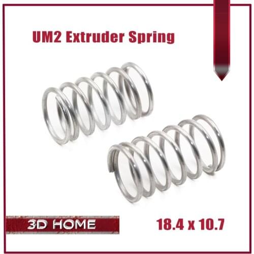 10Pcs 3D Printer Accessories Ultimaker 2 Extruder Spring 18.4mm*10.7mm ULTIMAKER2 UM2