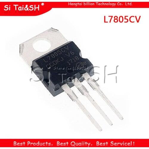 10pcs/ L7805CV L7805 ST TO-220 5V 7805