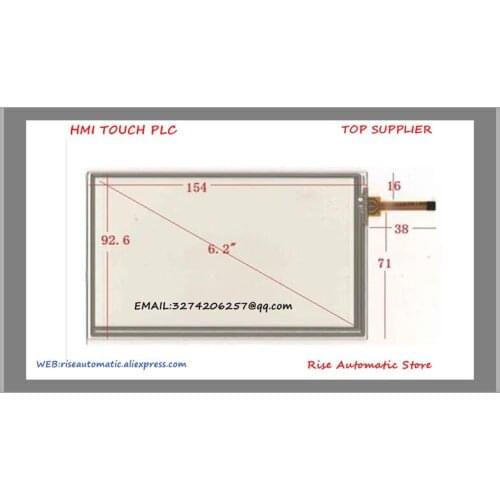 6.2 Inch Touch Screen For PW062XS6 LCD Using 154 * 92mm New