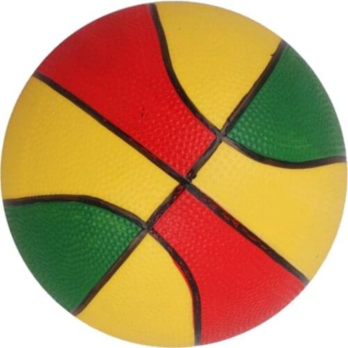 9" Mini Inflatable Basketball Ball Toy Kids Gift -Green&Yellow&Red