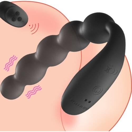 Anal Beads Vibrators For Men Adult Sex Toys 10 Speeds Prostate Massager Women Vagina Stimulator Remote Control Anal Plug