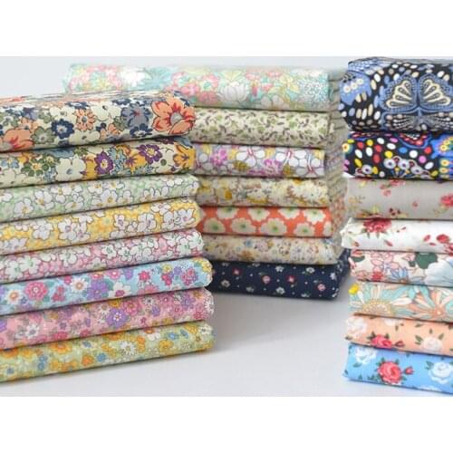 Antique and elegant cotton fabric Floral Kids 100% Cotton Fabric,Patchwork Cloth,DIY Sewing Quilting Fat Quarters Material