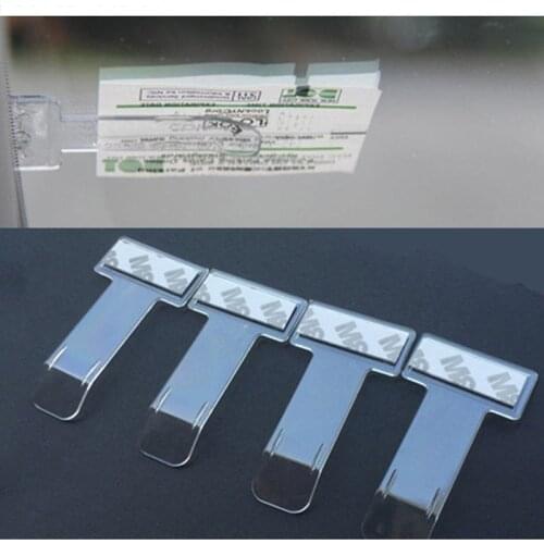 Car Styling Parking Ticket Clip Auto Fastener Card Bill Holder Mount Fastener Organizer Windshield Stickers Home Office