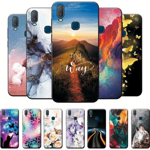 VIVO Y11 2019 Case Cover VIVO Y12 Bumper Fashion Cute Back Cases For Vivo Y12 Y15 Y17 Y3 Silicone Soft TPU Phone Cover Y11 2019