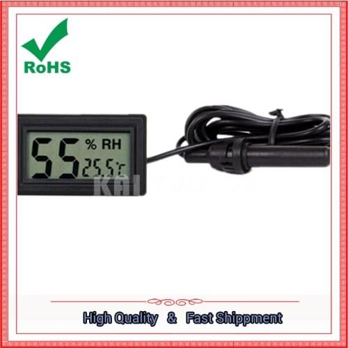 Supply of embedded temperature hygrometer electronic temperature and humidity meter digital hygrometer with probe FY-12