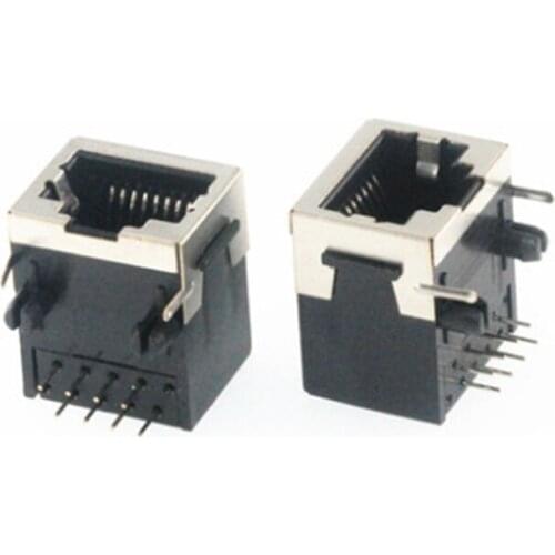 Hot sale 10PCS/LOT RJ45 plug RJ45 network socket network characterizing the RJ45 connector 8-core network carrier