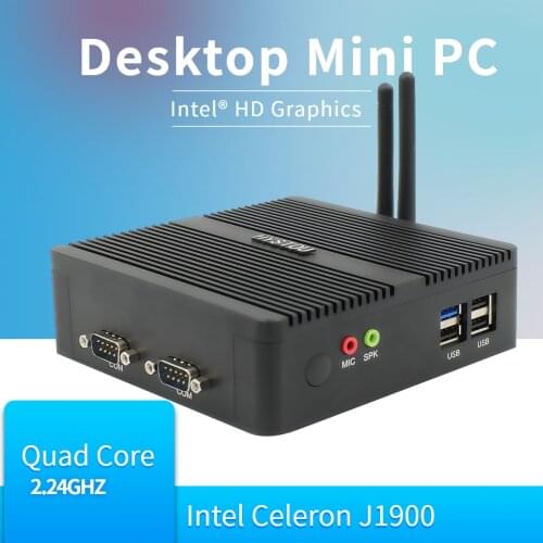 HYSTOU Pfsense Router Fanless mini PC J3160 N3160 J1900 Quad core firewall computer 2COM 2 LAN HDMI Linux wifi